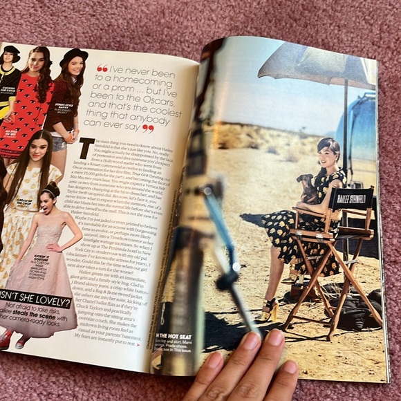 2013 Teen Vogue Hailee Steinfeld October 2013 Edition Y2K - Picture 10 of 10